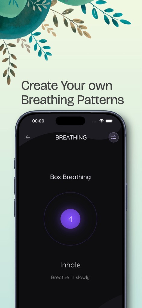 Breathing exercises—create your own patterns including Box Breathing