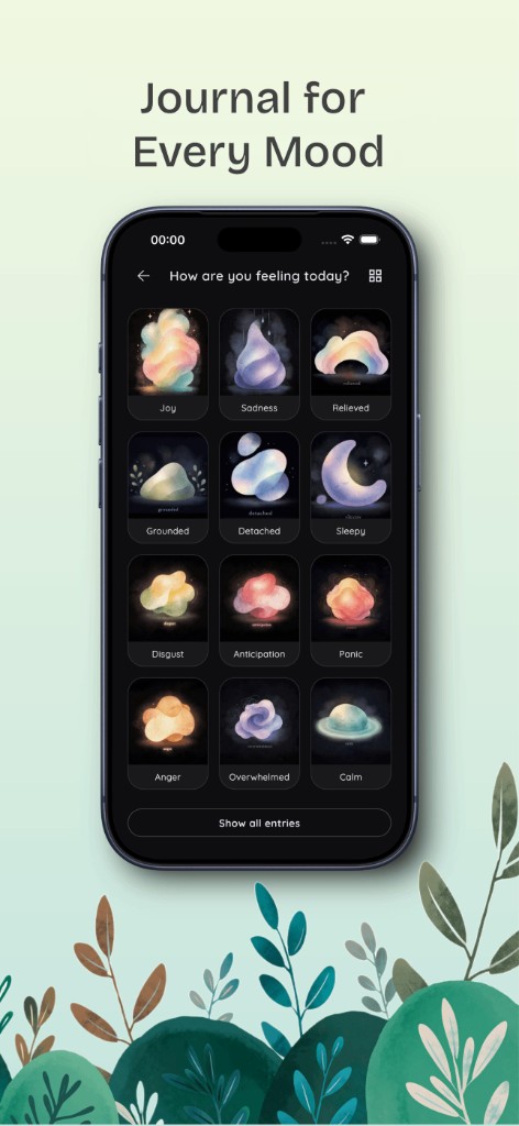 Journal for every mood—track how you feel